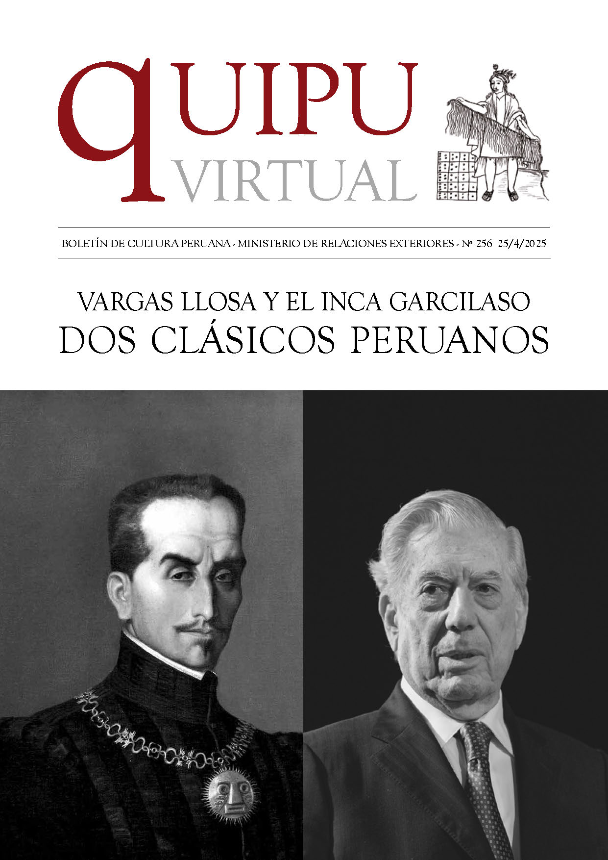 Quipu Virtual N°256 – Vargas Llosa y el Inca Garcilaso – dos clásicos peruanos_Page_1