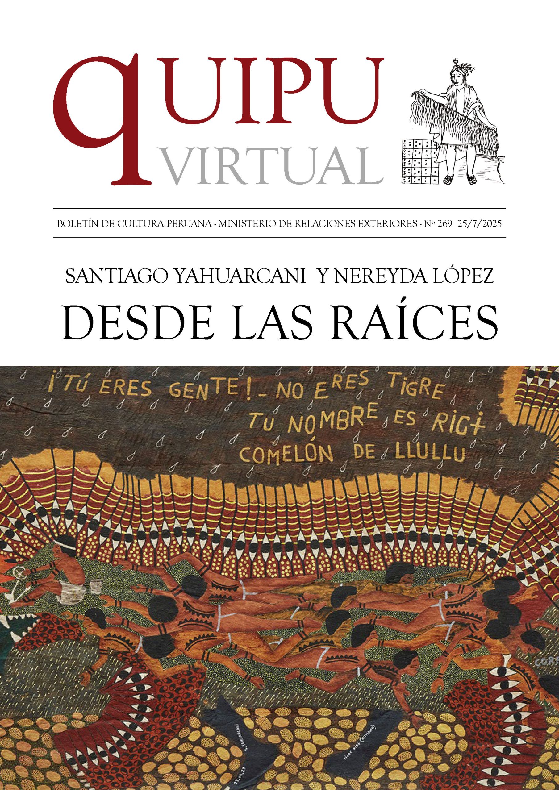 Quipu Virtual N°269 – Santiago Yahuarcani y Nereyda López – Desde las raíces_Page_1