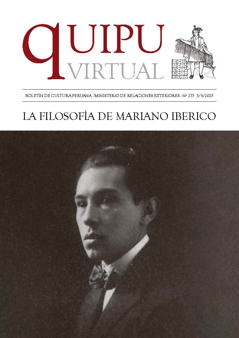 Quipu Virtual N°275 – La Filosofía de Mariano Iberico