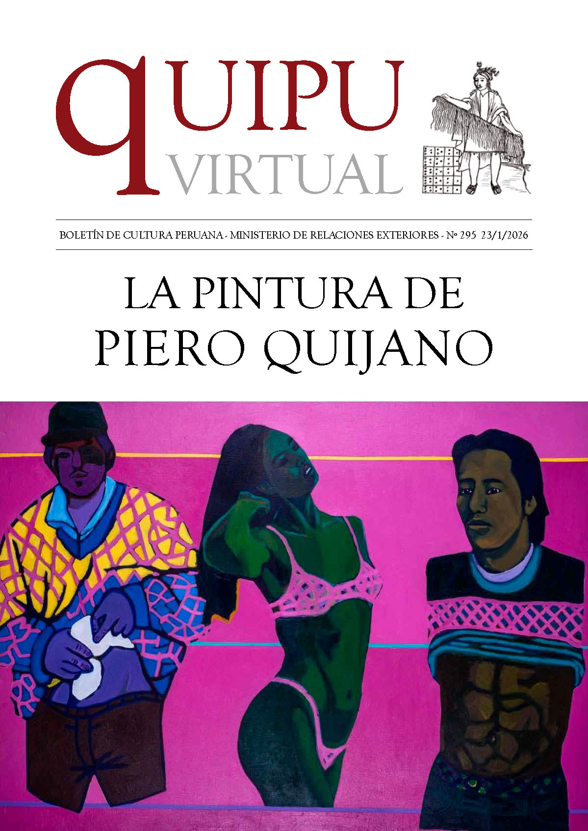 Quipu Virtual N°295 – La Pintura de Piero Quijano